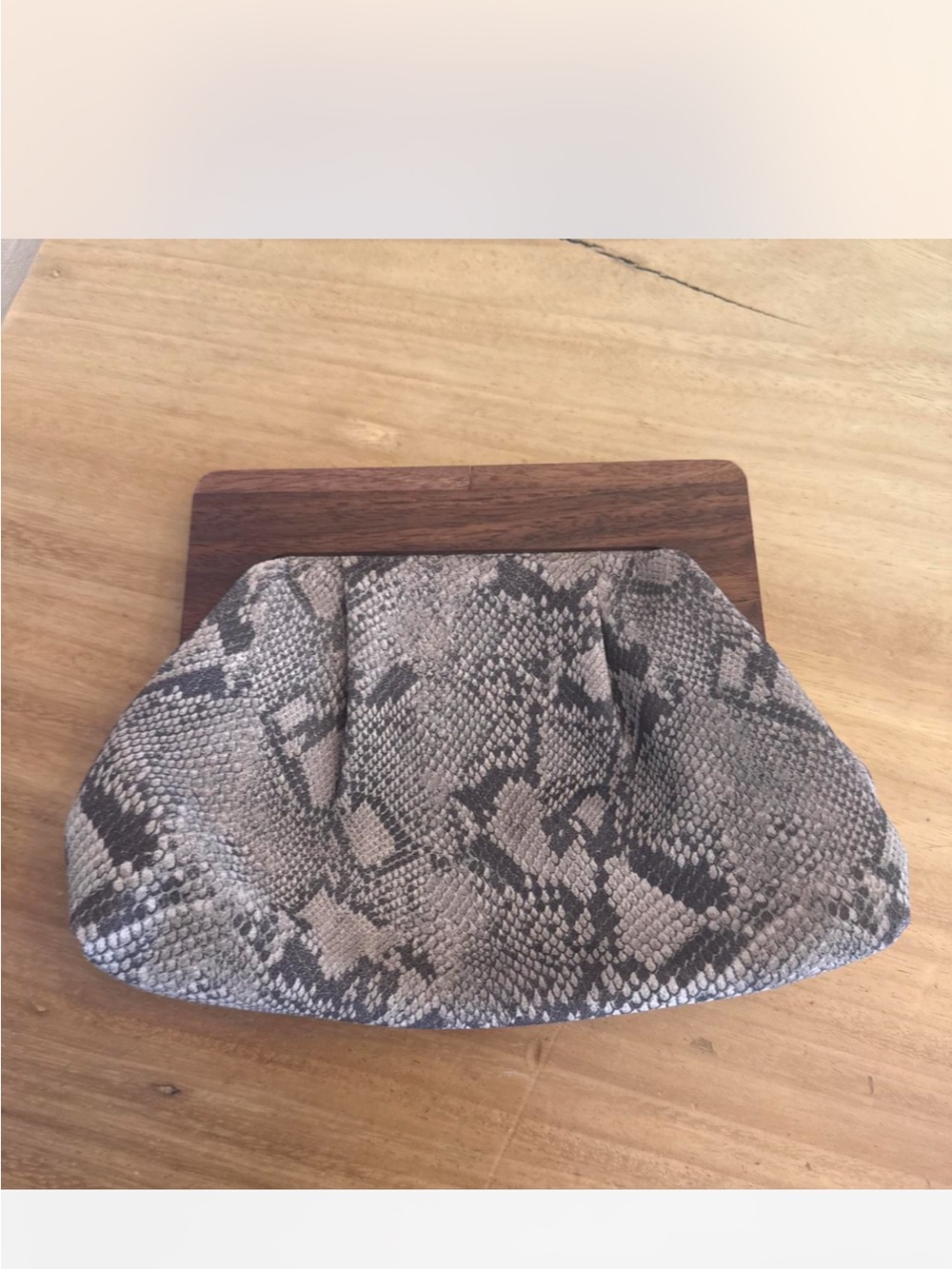 Banana Republic Snake Skin clutch
